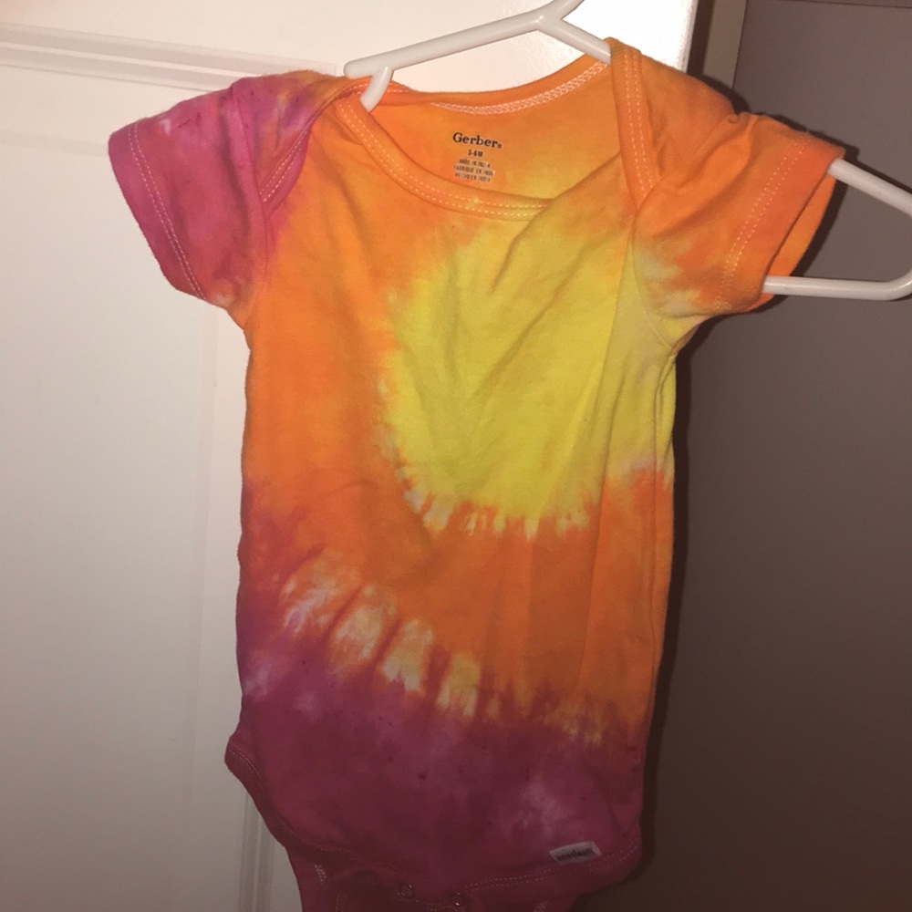 Tie dye onesie